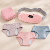 3. Ceinture + 3 culottes menstruelles + pochette pour serviettes hygiéniques